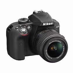 Nikon D3300 + AF-S DX NIKKOR 18-55mm Kit d'appareil-photo SLR 24,2 MP CMOS 6000 x 4000 pixels Noir - Vue supplémentaire 3