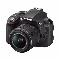 Nikon D3300 + AF-S DX NIKKOR 18-55mm Kit d'appareil-photo SLR 24,2 MP CMOS 6000 x 4000 pixels Noir - Vue supplémentaire 4