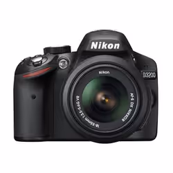Nikon D3200 + AF-S DX NIKKOR 18-55mm Kit d'appareil-photo SLR 24,2 MP CMOS 6016 x 4000 pixels Noir