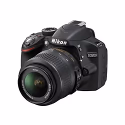 Nikon D3200 + AF-S DX NIKKOR 18-55mm Kit d'appareil-photo SLR 24,2 MP CMOS 6016 x 4000 pixels Noir