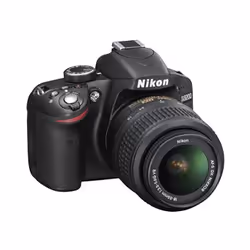 Nikon D3200 + AF-S DX NIKKOR 18-55mm Kit d'appareil-photo SLR 24,2 MP CMOS 6016 x 4000 pixels Noir - Vue supplémentaire 4