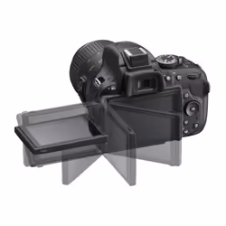 Nikon D5200 + AF-S DX NIKKOR 18-55mm Kit d'appareil-photo SLR 24,1 MP CMOS 6000 x 4000 pixels Noir - Vue supplémentaire 16