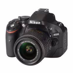 Nikon D5200 + AF-S DX NIKKOR 18-55mm Kit d'appareil-photo SLR 24,1 MP CMOS 6000 x 4000 pixels Noir