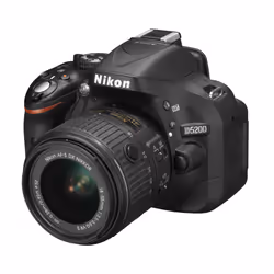 Nikon D5200 + AF-S DX NIKKOR 18-55mm Kit d'appareil-photo SLR 24,1 MP CMOS 6000 x 4000 pixels Noir - Vue supplémentaire 7