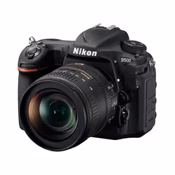 Nikon D500 + AF-S Nikkor 16-80mm, 20,9 MP, 5568 x 3712 pixels, CMOS, 5x, 4K Ultra HD, Noir
