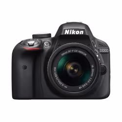 Nikon D3300 + AF-P 18-55mm VR Kit d'appareil-photo SLR 24,2 MP CMOS 6000 x 4000 pixels Noir - Vue supplémentaire 4