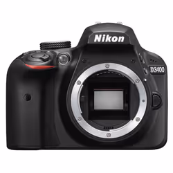 Nikon D3400 Boîtier d'appareil-photo SLR 24,2 MP CMOS 6000 x 4000 pixels Noir
