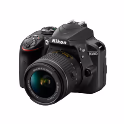 Nikon D3400 + AF-P DX 18-55 mm 1:3.5-5.6G VR Kit d'appareil-photo SLR 24,2 MP CMOS 6000 x 4000 pixels Noir
