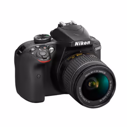 Nikon D3400 + AF-P DX 18-55 mm 1:3.5-5.6G VR Kit d'appareil-photo SLR 24,2 MP CMOS 6000 x 4000 pixels Noir