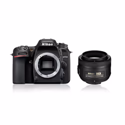 Nikon D7500 + AF-S DX NIKKOR 35mm, 20,9 MP, 5568 x 3712 pixels, CMOS, 4K Ultra HD, Écran tactile, Noir