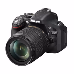 Nikon D5200 + AF-S DX NIKKOR 18-105mm, 24,1 MP, 6000 x 4000 pixels, CMOS, 5,8x, Full HD, Noir