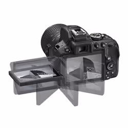 Nikon D5300 + AF-S DX NIKKOR 18-140mm VR Kit d'appareil-photo SLR 24,2 MP CMOS 6000 x 4000 pixels Noir - Vue supplémentaire 12