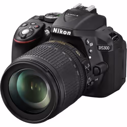 Nikon D5300 + AF-S DX NIKKOR 18-105mm, 24,2 MP, 6000 x 4000 pixels, CMOS, 5,8x, Full HD, Noir