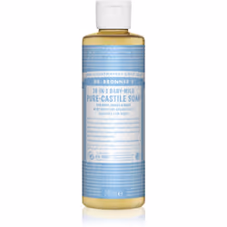 Il peut laver le corps, la vaisselle ou les animaux de compagnie. Le savon liquide universel Dr Bronner’s Baby-Mild va deveni ...