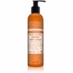 Le lait corporel Dr. Bronner’s Orange &amp; Levender offre à votre peau l’hydratation nécessaire et la rend très soyeuse.