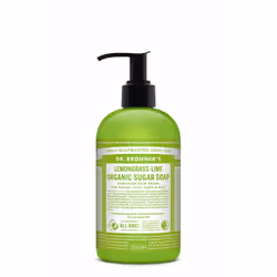 Dr.Bronner's Organic Sugar, Peau, Savon liquide, Nettoyant, Sucrose (Cane Sugar *‡), Vitis Vinifera Juice (White Grape Juice* ...