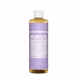 Dr.Bronner's 18-IN-1, Savon liquide, Nettoyant, Aqua, Potassium Cocoate (Saponified Co¬conut Oil*‡), Potassium Palm Kernelate ...
