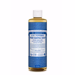 Dr.Bronner's 18-IN-1, Savon liquide, Nettoyant, Aqua, Potassium Cocoate (huile de coco saponifiée*‡), Potassium Palm Kernelat ...