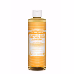 Dr.Bronner's 18-IN-1, Savon liquide, Nettoyant, Aqua, Potassium Cocoate (Saponified Co¬conut Oil*‡), Potassium Palm Kernelate ...