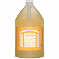 Dr.Bronner's PURE-CASTILE LIQUID SOAP, Corps, Savon liquide, Orange, Water, Organic Coconut Oil*, Potassium Hydroxide**, Orga ...
