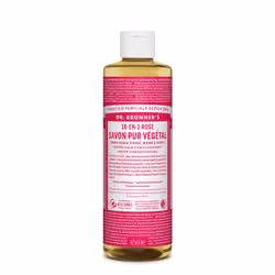 Dr.Bronner's 18-EN-1, Savon liquide, Nettoyant, Aqua, Potassium Cocoate (Saponified Co¬conut Oil*‡), Potassium Palm Kernelate ...