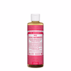 Dr.Bronner's 18-IN-1, Savon liquide, Nettoyant, Aqua, Potassium Cocoate (Verseiftes Kokosöl*‡), Potassium Palm Kernelate (Ver ...