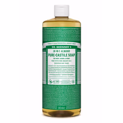 Dr.Bronner's 18-IN-1, Savon liquide, Nettoyant, Aqua, Potassium Cocoate (huile de coco saponifiée*‡), Potassium Palm Kernelat ...