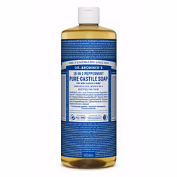 Dr.Bronner's 18-IN-1, Savon liquide, Nettoyant, Aqua, Potassium Cocoate (Saponified Co¬conut Oil*‡), Potassium Palm Kernelate ...