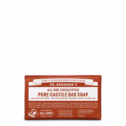 Dr.Bronner's OBEU05-DE, Peau, Savon en pain, Nourrissant, Rectangulaire, 140 g, 1 pièce(s)