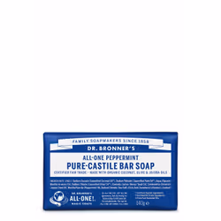 Dr.Bronner's Pure-Castile, Peau, Savon en pain, Nettoyant, Sodium Cocoate (huile de coco saponifiée*‡), Sodium Palmate (huile ...