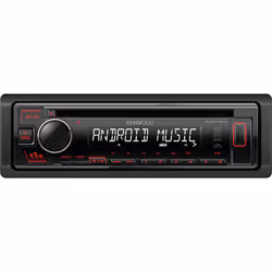 Kenwood KDC-130UR, Noir, 1 DIN, 200 W, 50 W, CD, CD-R, CD-ROM, CD-RW, 20 - 20000 Hz