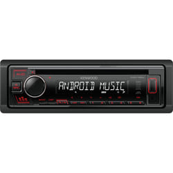 Kenwood KDC-130UR récepteur multimédia de voiture Noir 200 W