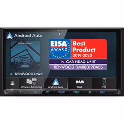 Kenwood DMX8019DABS récepteur multimédia de voiture Noir 200 W Bluetooth