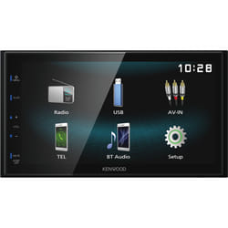 Kenwood DMX120BT récepteur multimédia de voiture Noir 84 W Bluetooth