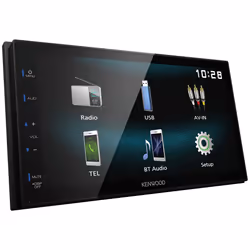Kenwood DMX120BT récepteur multimédia de voiture Noir 84 W Bluetooth
