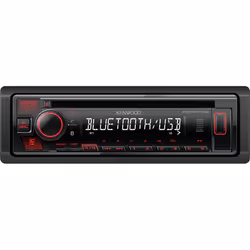 Kenwood KDC-BT440U, Noir, 1 DIN, 50 W, 4.0 canaux, 50 W, CD-R, CD-RW