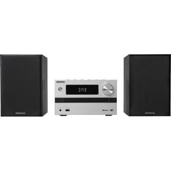 Kenwood M-720DAB ensemble audio pour la maison Système micro audio domestique 25 W Noir, Argent