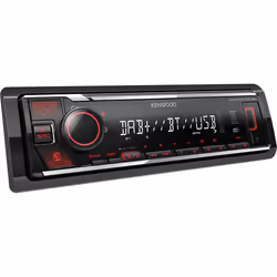 Kenwood KMM-BT407DAB récepteur multimédia de voiture Noir 50 W Bluetooth