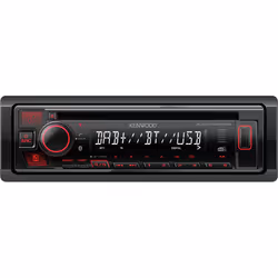 Kenwood KDC-BT450DAB, Noir, 1 DIN, 50 W, 4.0 canaux, 50 W, CD-R, CD-RW
