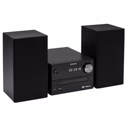 Kenwood M-420DAB ensemble audio pour la maison Système micro audio domestique 14 W Noir