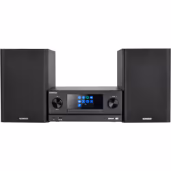 Kenwood M-9000S, Système mini audio domestique, Noir, 1 disques, 50 W, 2-voies, 6 Ohm