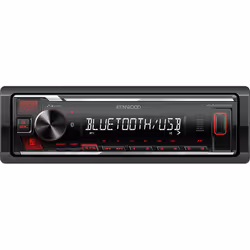 Kenwood KMM-BT209, Noir, 1 DIN, 200 W, 4.0 canaux, 50 W, 20 - 20000 Hz