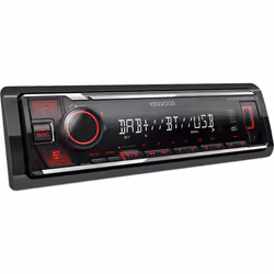 Kenwood Electronics KMM-BT408DAB récepteur multimédia de voiture Noir 88 W Bluetooth