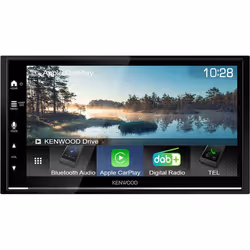 Kenwood DMX7722DABS récepteur multimédia de voiture Noir Wifi Bluetooth