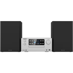 Kenwood Electronics M-925DAB-S ensemble audio pour la maison Système micro audio domestique 50 W Noir, Argent