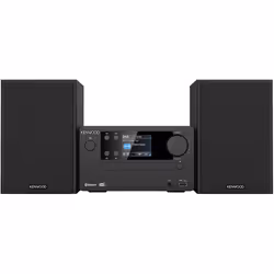 Kenwood Electronics M-725DAB-B, Système micro audio domestique, Noir, 50 W, 2-voies, 75 dB, 10%