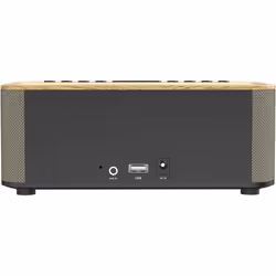 Kenwood Electronics CR-ST40DAB-M Horloge Numérique Beige, Noir, Bois