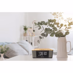 Kenwood Electronics CR-ST40DAB-M Horloge Numérique Beige, Noir, Bois - Vue supplémentaire 6