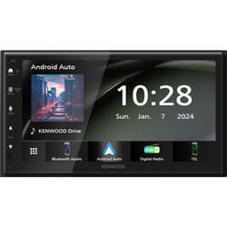 Kenwood Electronics DMX5023DABS récepteur multimédia de voiture Noir Wifi 22 W Bluetooth