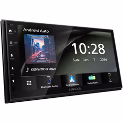 Kenwood Electronics DMX5023DABS récepteur multimédia de voiture Noir Wifi 22 W Bluetooth